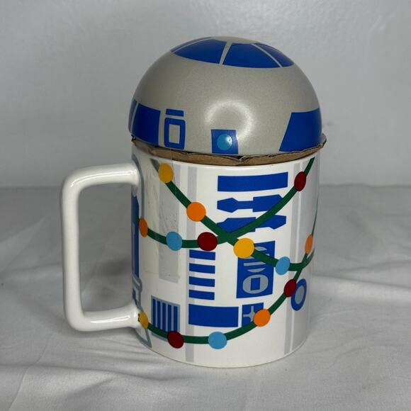Star Wars R2-D2 Christmas Mug With Dome Lid St. Nicholas Square 2024 NEW - Picture 3 of 5
